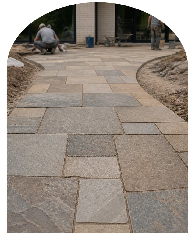 Мощение натуральным камнем в Балашихе от 4614 р. | Метпроект-Блш
